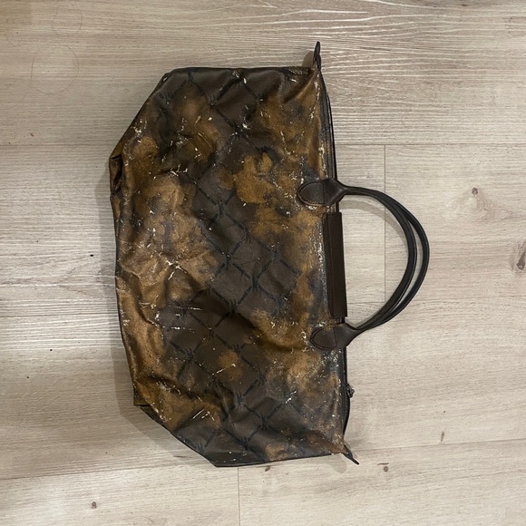 Longchamp Canvas Le Pliage Tote Handbag France - Picture 5 of 7